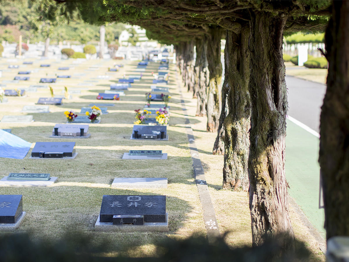 緑の絨毯のような芝生を生かした洋風スタイル。1963年開園以来多くの皆様に支持され、ドラマ・映画のワンシーンに使われることもあります。